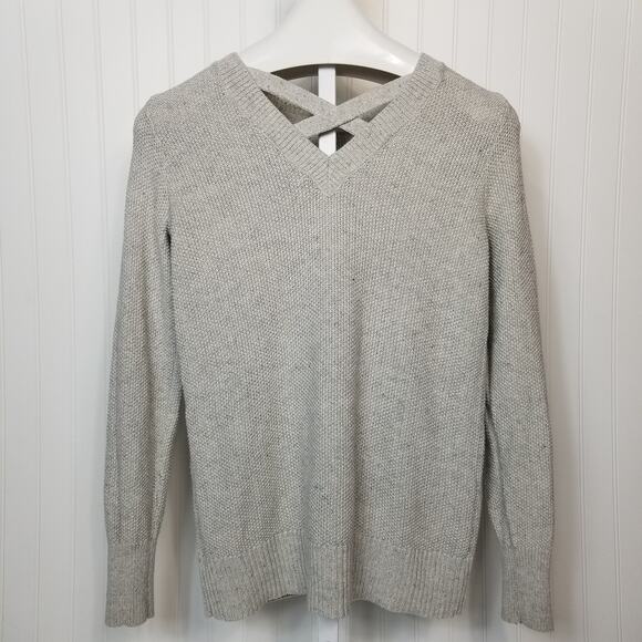 Rachel Zoe Criss Cross Back Textured Sweater XS - Picture 2 of 7